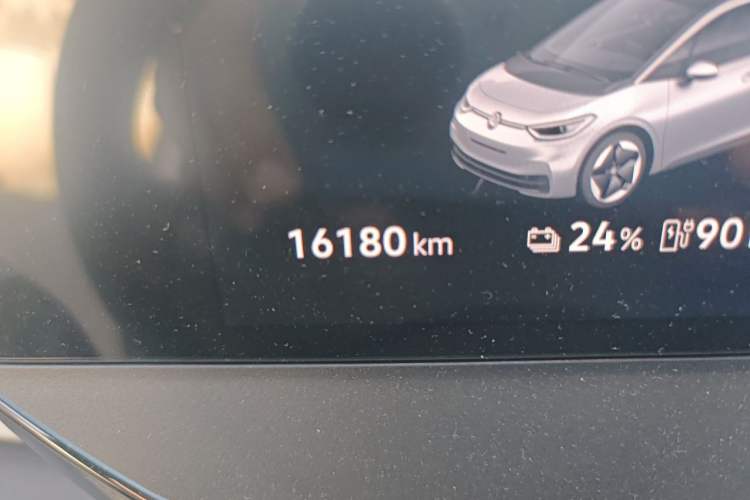 Used Volkswagen ID.3 2025 Smart Edition Outstanding Model Odometer Close Up