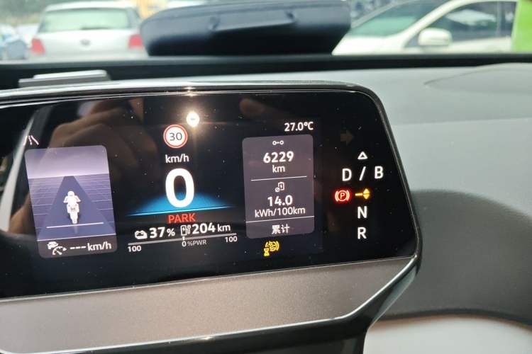 Used Volkswagen ID.3 2025 Revised Version Smart Edition Purely Intelligent Enjoyment Version Odometer Close Up