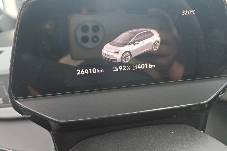Used Volkswagen ID.3 2025 Smart Edition Outstanding Model Odometer Close Up
