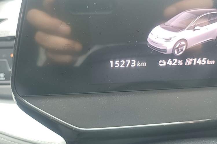 Used Volkswagen ID.3 2025 Revised Version Smart Edition Outstanding Grade Odometer Close Up