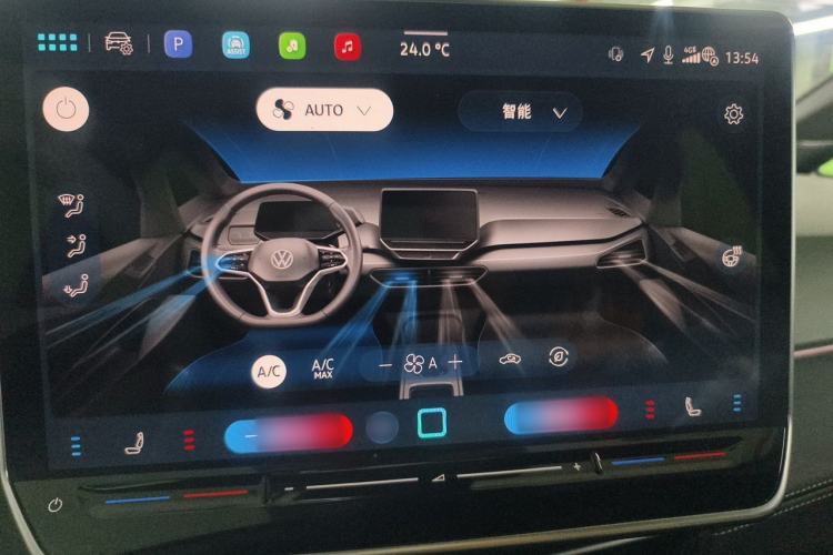 Used Volkswagen ID.3 2025 Smart Edition Ultra-Intelligent Version Audio And AC Panel
