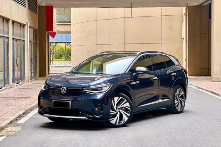 Used Volkswagen ID.4 CROZZ 2021 High-Performance PRIME Four-Wheel Drive Version Front Left 45 Deg