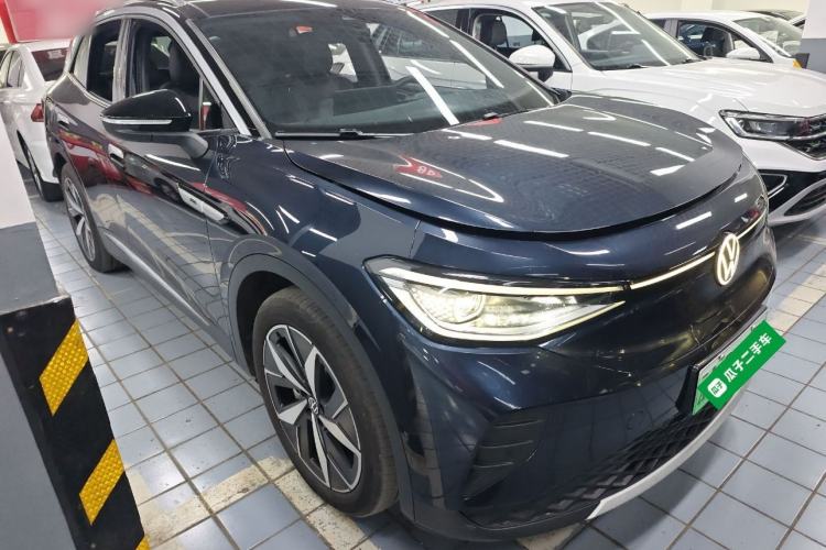 Used Volkswagen ID.4 CROZZ 2021 Long-Range Lite PRO Two-Wheel Drive Version Front Right 45 Deg