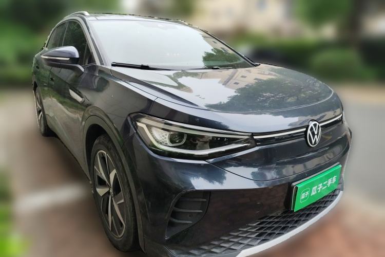 Used Volkswagen ID.4 CROZZ 2021 Long-Range PURE+ Two-Wheel Drive Version Front Right 45 Deg