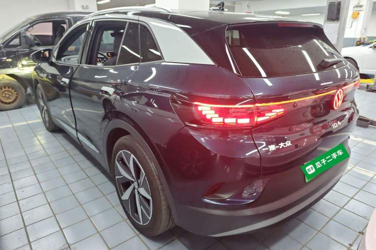 Used Volkswagen ID.4 CROZZ 2021 Long-Range Lite PRO Two-Wheel Drive Version Rear Left 45 Deg