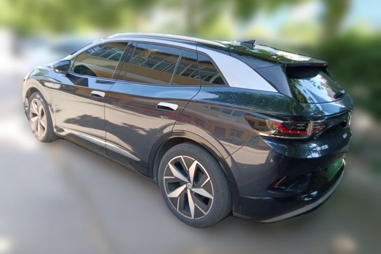 Used Volkswagen ID.4 CROZZ 2021 Long-Range Lite PRO Two-Wheel Drive Version Rear Left 45 Deg