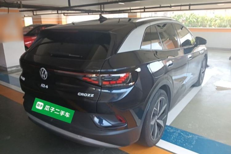 Used Volkswagen ID.4 CROZZ 2021 Long-Range PURE+ Two-Wheel Drive Version Rear Right 45 Deg