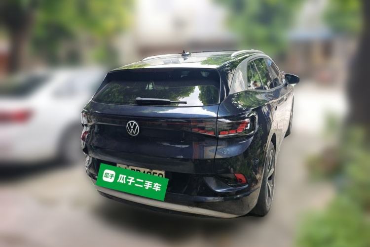 Used Volkswagen ID.4 CROZZ 2021 Yeyue First-Edition Two-Wheel-Drive Version Rear Right 45 Deg
