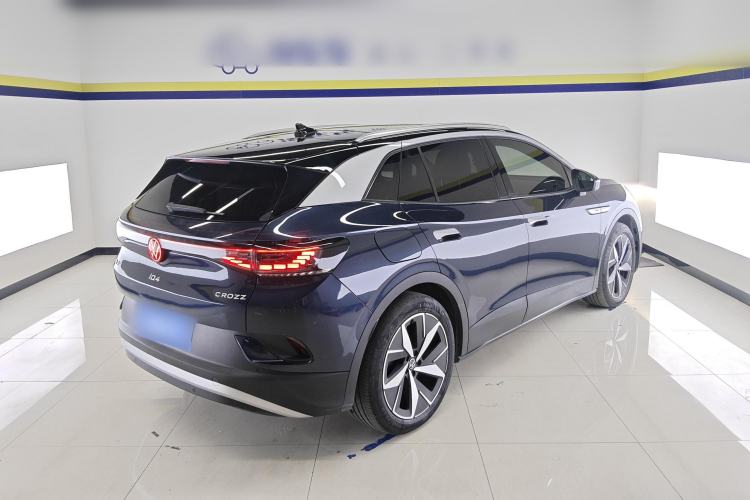 Used Volkswagen ID.4 CROZZ 2021 Long-Range Lite PRO Two-Wheel Drive Version Rear Right 45 Deg