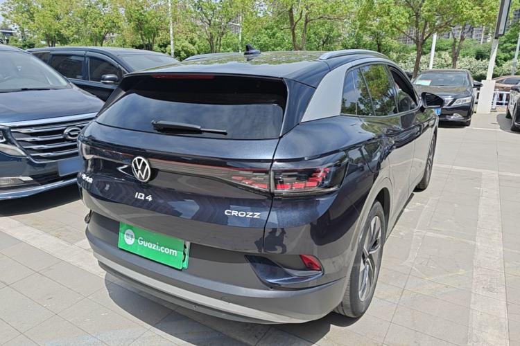 Used Volkswagen ID.4 CROZZ 2021 Standard Range PURE Two-Wheel Drive Version Rear Right 45 Deg