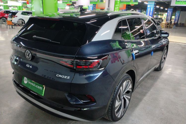 Used Volkswagen ID.4 CROZZ 2021 High-Performance PRIME Four-Wheel Drive Version Rear Right 45 Deg