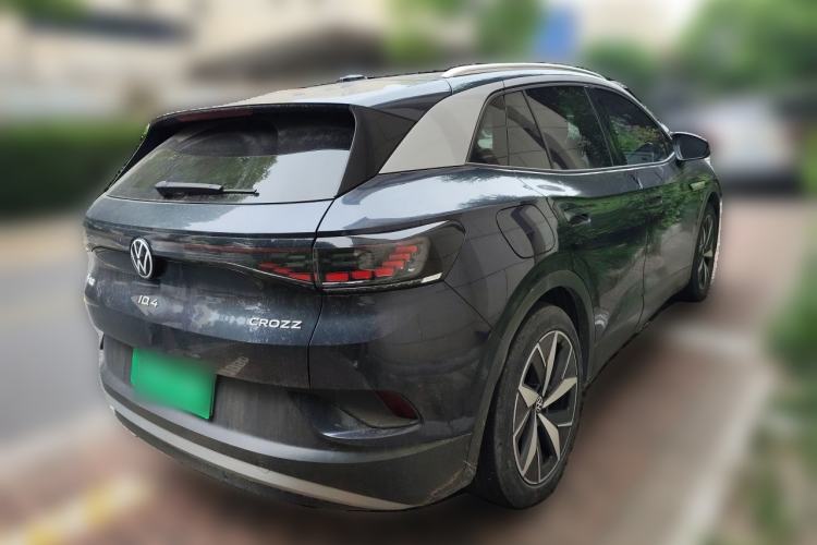 Used Volkswagen ID.4 CROZZ 2021 Long-Range PURE+ Two-Wheel Drive Version Rear Right 45 Deg