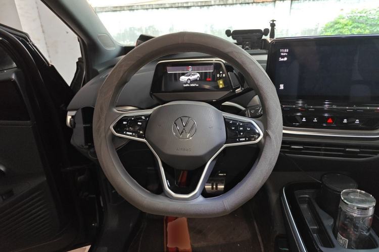 Used Volkswagen ID.4 CROZZ 2021 Long-Range Lite PRO Two-Wheel Drive Version Steering Wheel