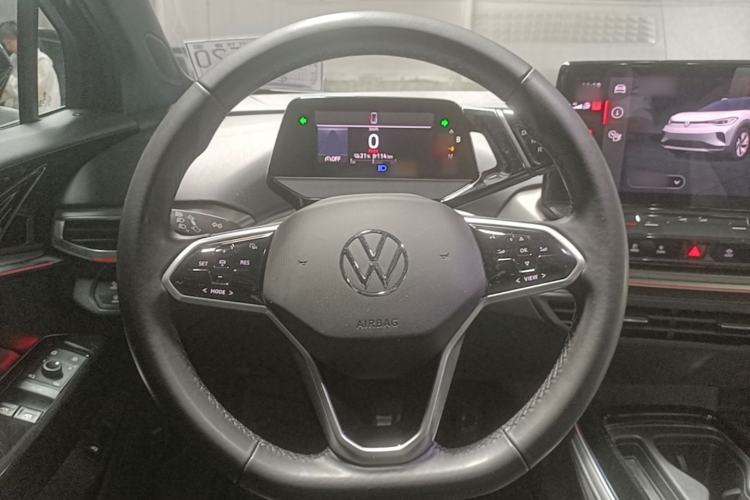Used Volkswagen ID.4 CROZZ 2021 Long-Range Lite PRO Two-Wheel Drive Version Steering Wheel