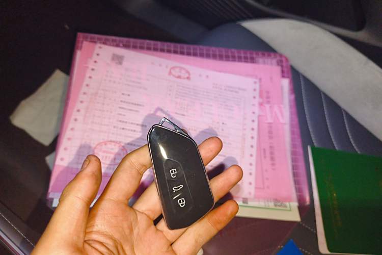 Used Volkswagen ID.4 CROZZ 2021 Long-Range Lite PRO Two-Wheel Drive Version Vehicle Key