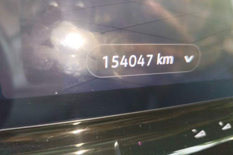 Used Volkswagen ID.4 CROZZ 2021 High-Performance PRIME Four-Wheel Drive Version Odometer Close Up