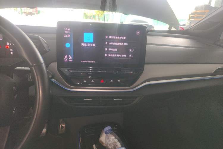 Used Volkswagen ID.4 CROZZ 2021 Long-Range PRO Two-Wheel Drive Version Audio And AC Panel
