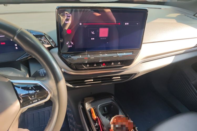 Used Volkswagen ID.4 CROZZ 2021 Long-Range PRO Two-Wheel Drive Version Audio And AC Panel