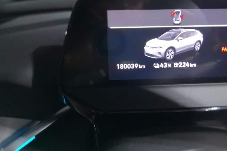 Used Volkswagen ID.4 CROZZ 2021 Yeyue First-Edition Two-Wheel-Drive Version Odometer Close Up