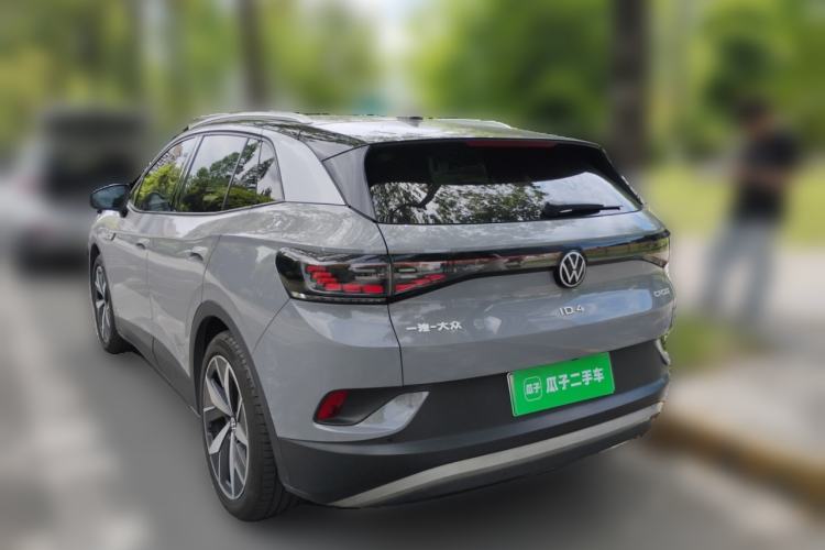 Used Volkswagen ID.4 CROZZ 2021 Yeyue First-Edition Two-Wheel-Drive Version Rear Left 45 Deg