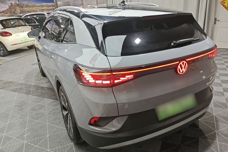 Used Volkswagen ID.4 CROZZ 2021 Yeyue First-Edition Two-Wheel-Drive Version Rear Left 45 Deg