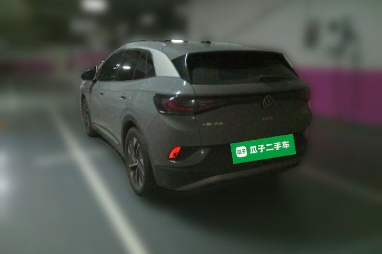 Used Volkswagen ID.4 CROZZ 2021 Long-Range PURE+ Two-Wheel Drive Version Rear Left 45 Deg