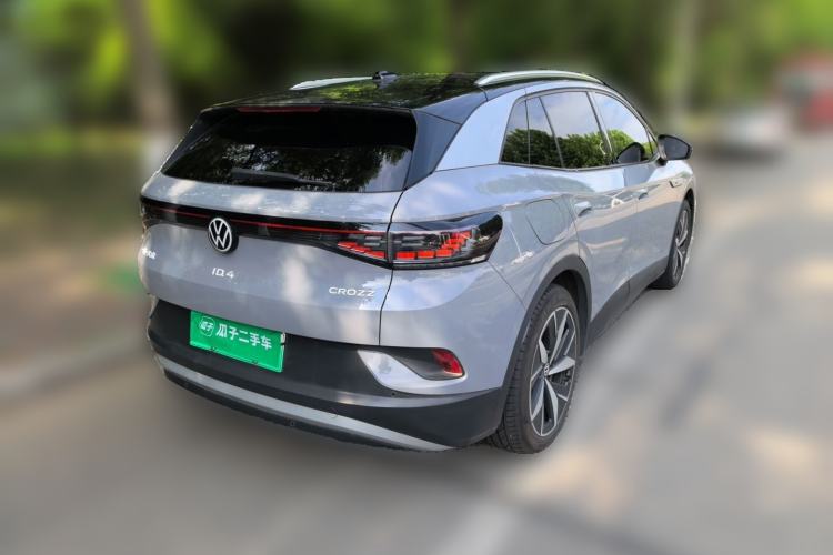 Used Volkswagen ID.4 CROZZ 2021 Long-Range PRO Two-Wheel Drive Version Rear Right 45 Deg