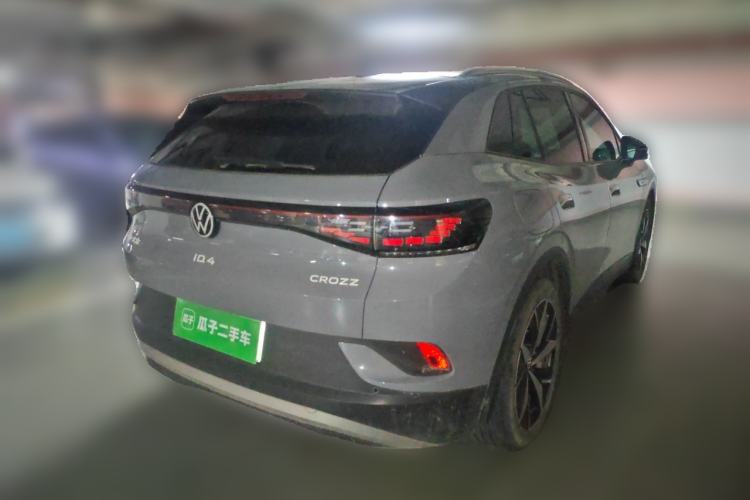 Used Volkswagen ID.4 CROZZ 2021 Long-Range PRO Two-Wheel Drive Version Rear Right 45 Deg