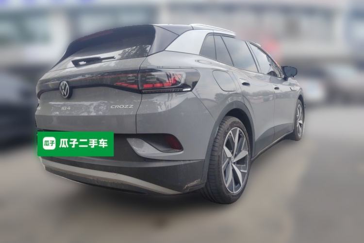 Used Volkswagen ID.4 CROZZ 2021 Yeyue First-Edition Two-Wheel-Drive Version Rear Right 45 Deg