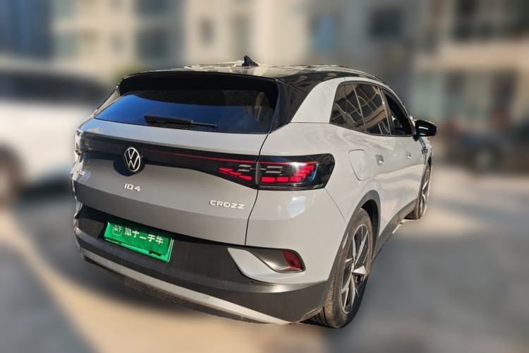 Used Volkswagen ID.4 CROZZ 2021 Long-Range PRO Two-Wheel Drive Version Rear Right 45 Deg