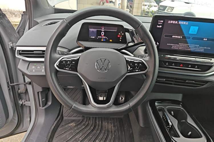 Used Volkswagen ID.4 CROZZ 2021 Long-Range Lite PRO Two-Wheel Drive Version Steering Wheel