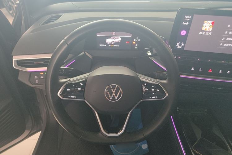 Used Volkswagen ID.4 CROZZ 2021 Long-Range Lite PRO Two-Wheel Drive Version Steering Wheel