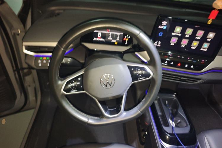 Used Volkswagen ID.4 CROZZ 2021 Long-Range Lite PRO Two-Wheel Drive Version Steering Wheel