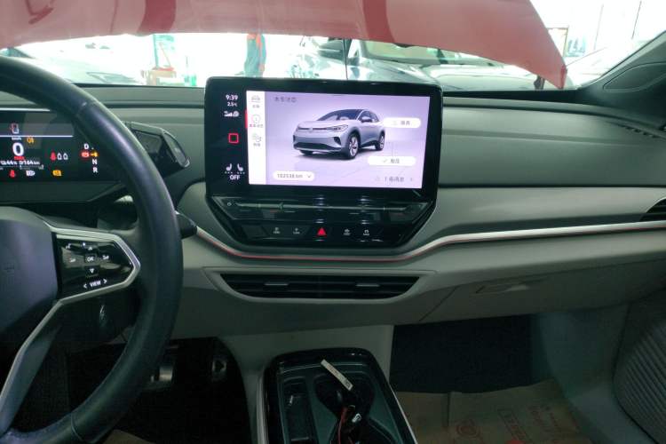 Used Volkswagen ID.4 CROZZ 2021 Long-Range PRO Two-Wheel Drive Version Audio And AC Panel
