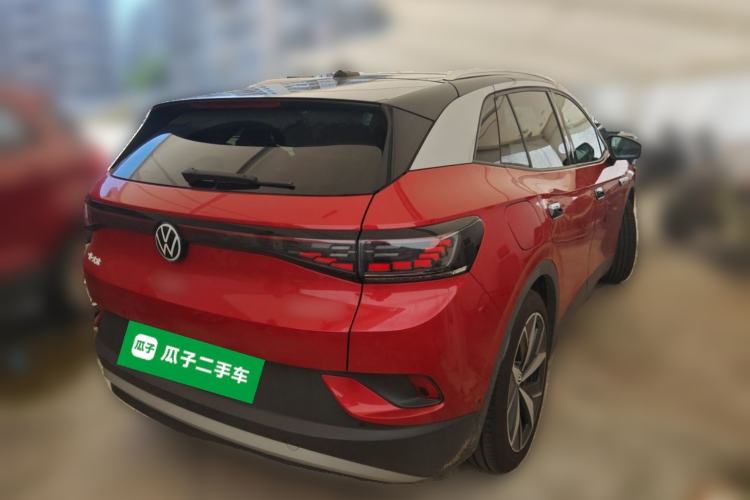 Used Volkswagen ID.4 CROZZ 2021 Long-Range PRO Two-Wheel Drive Version Rear Right 45 Deg