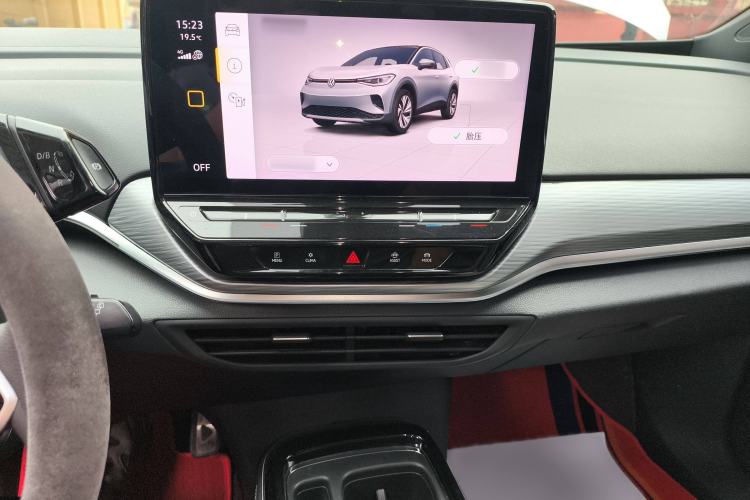 Used Volkswagen ID.4 CROZZ 2021 Long-Range PURE+ Two-Wheel Drive Version Audio And AC Panel