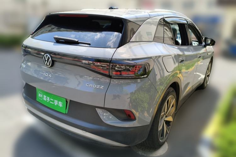 Used Volkswagen ID.4 CROZZ 2021 Long-Range PURE+ Two-Wheel Drive Version Rear Right 45 Deg