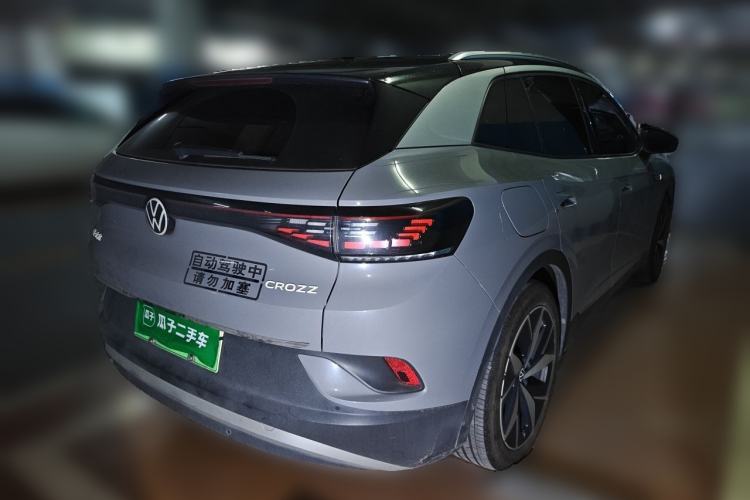 Used Volkswagen ID.4 CROZZ 2021 Long-Range Lite PRO Two-Wheel Drive Version Rear Right 45 Deg