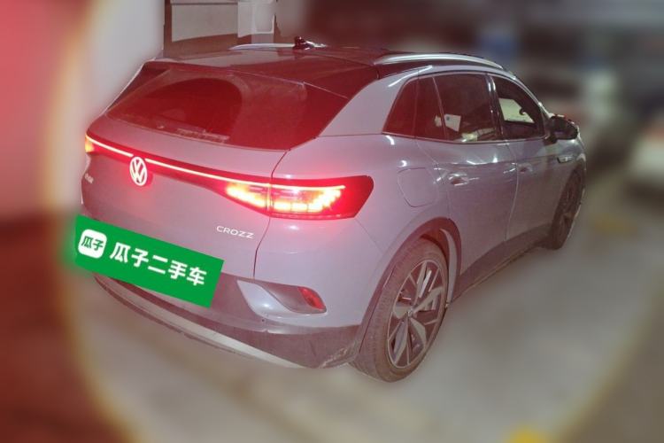 Used Volkswagen ID.4 CROZZ 2021 Long-Range Lite PRO Two-Wheel Drive Version Rear Right 45 Deg
