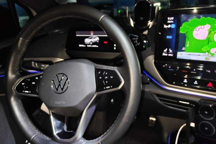 Used Volkswagen ID.4 CROZZ 2021 Long-Range Lite PRO Two-Wheel Drive Version Steering Wheel