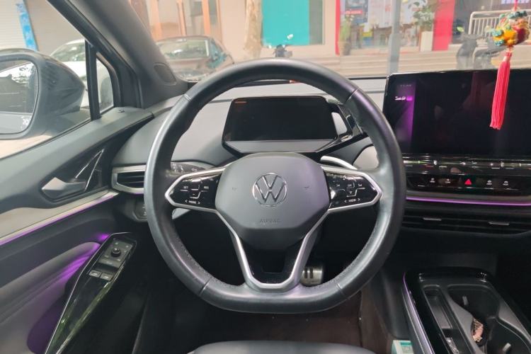 Used Volkswagen ID.4 CROZZ 2021 Long-Range PURE+ Two-Wheel Drive Version Steering Wheel