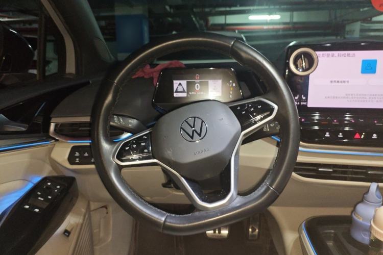 Used Volkswagen ID.4 CROZZ 2021 Long-Range Lite PRO Two-Wheel Drive Version Steering Wheel