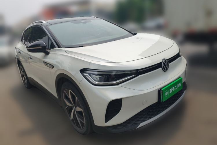 Used Volkswagen ID.4 CROZZ 2021 Long-Range Lite PRO Two-Wheel Drive Version Front Right 45 Deg