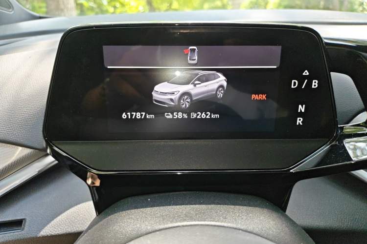 Used Volkswagen ID.4 CROZZ 2021 Yeyue First-Edition Two-Wheel-Drive Version Odometer Close Up