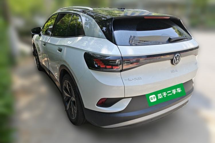 Used Volkswagen ID.4 CROZZ 2021 Yeyue First-Edition Two-Wheel-Drive Version Rear Left 45 Deg
