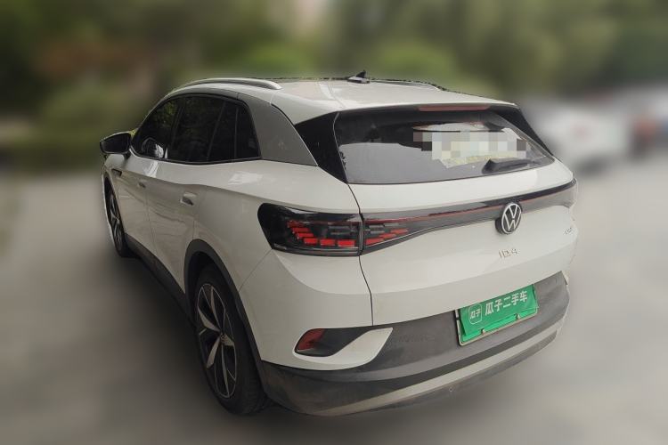 Used Volkswagen ID.4 CROZZ 2021 Long-Range PURE+ Two-Wheel Drive Version Rear Left 45 Deg