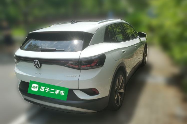 Used Volkswagen ID.4 CROZZ 2021 Long-Range PURE+ Two-Wheel Drive Version Rear Right 45 Deg