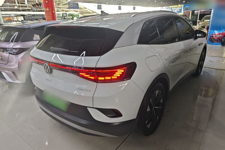 Used Volkswagen ID.4 CROZZ 2021 Long-Range PURE+ Two-Wheel Drive Version Rear Right 45 Deg