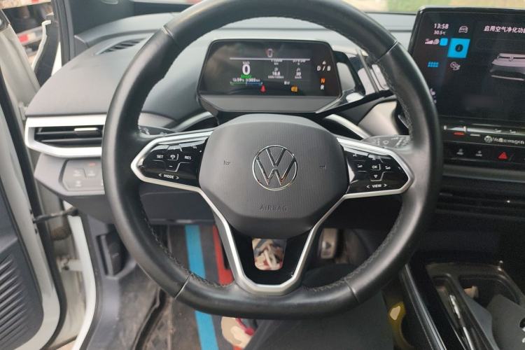 Used Volkswagen ID.4 CROZZ 2021 Long-Range Lite PRO Two-Wheel Drive Version Steering Wheel