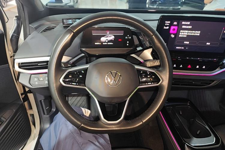 Used Volkswagen ID.4 CROZZ 2021 Long-Range PURE+ Two-Wheel Drive Version Steering Wheel